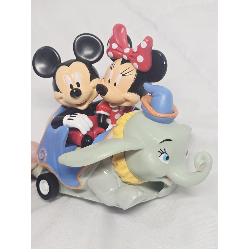 Disney Figure Dumbo Ride Car Mickey Minnie Mouse DISNEY PARKS 4.25" Cake Topper